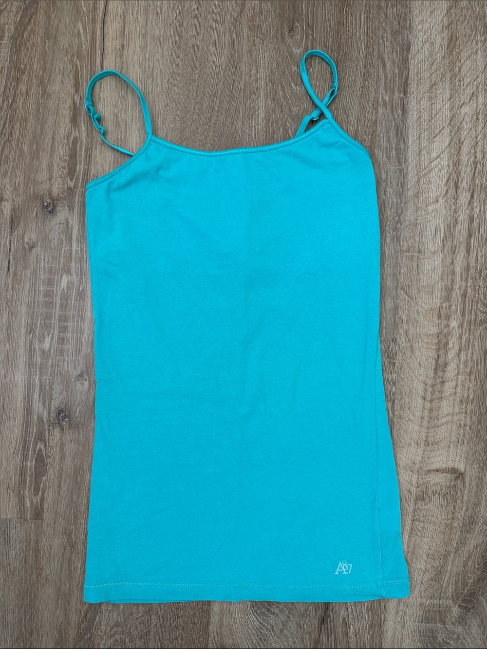 Aeropostale Women’s Spaghetti Strap Tank Tops, Black & Teal, Size Small - Picture 2 of 14